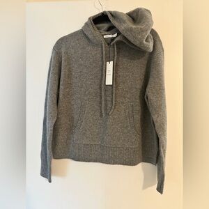 Unsubscribed 100% Cashmere Hoodie - Grey in size XS NWT